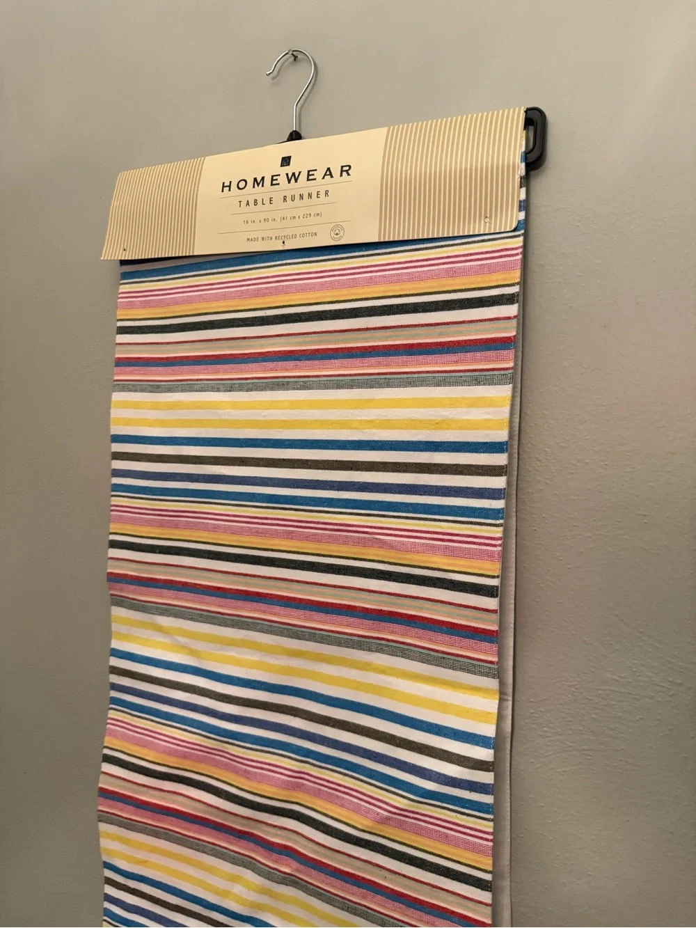 Multicolor Striped Table Runner - Bright Stripe